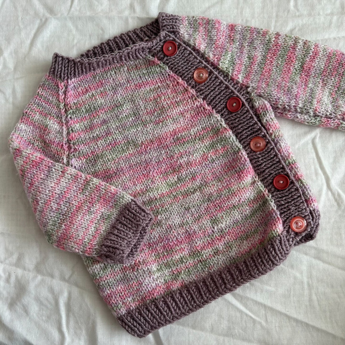 6-12 Months Handknitted Cardi