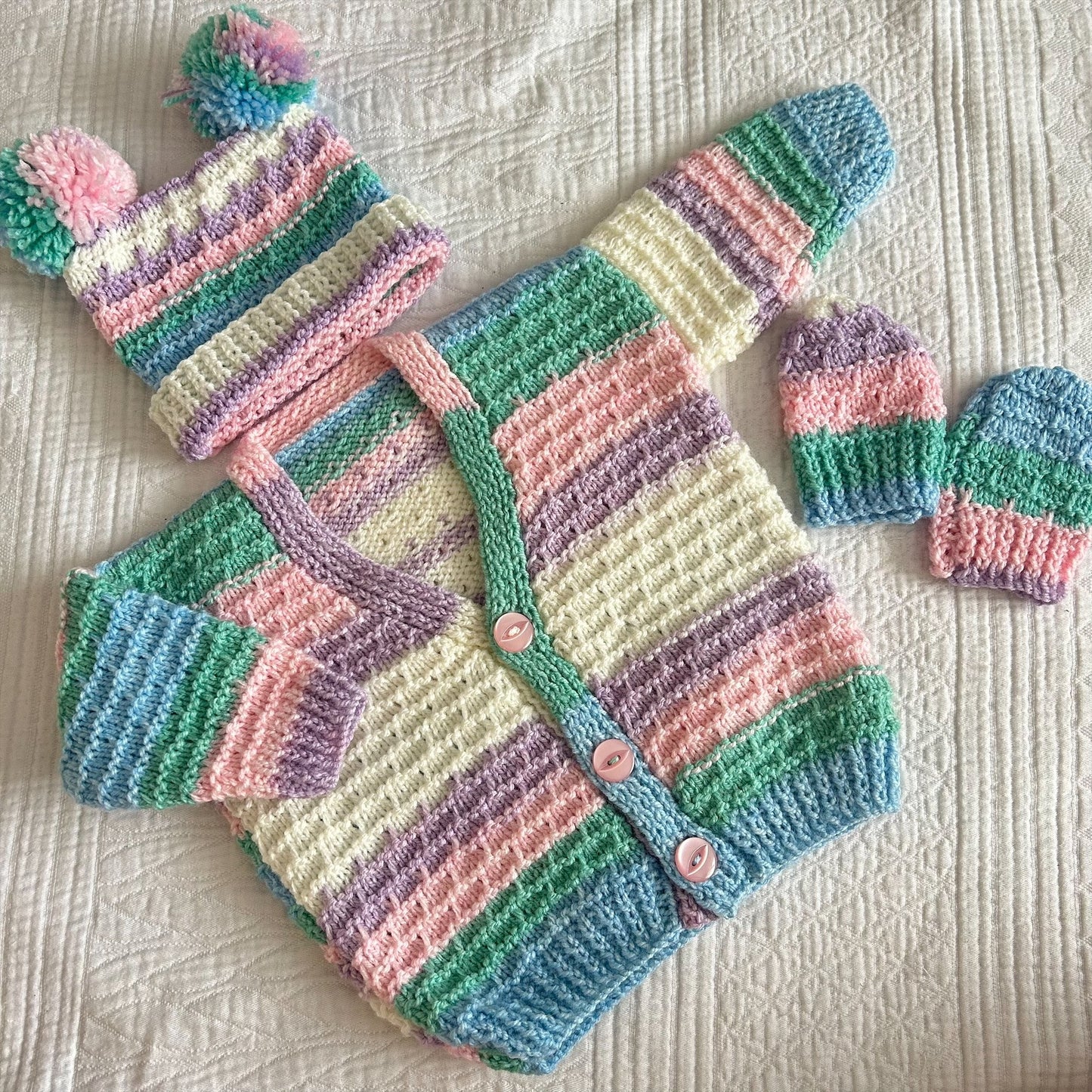 3-6 Month Handknitted Cardi