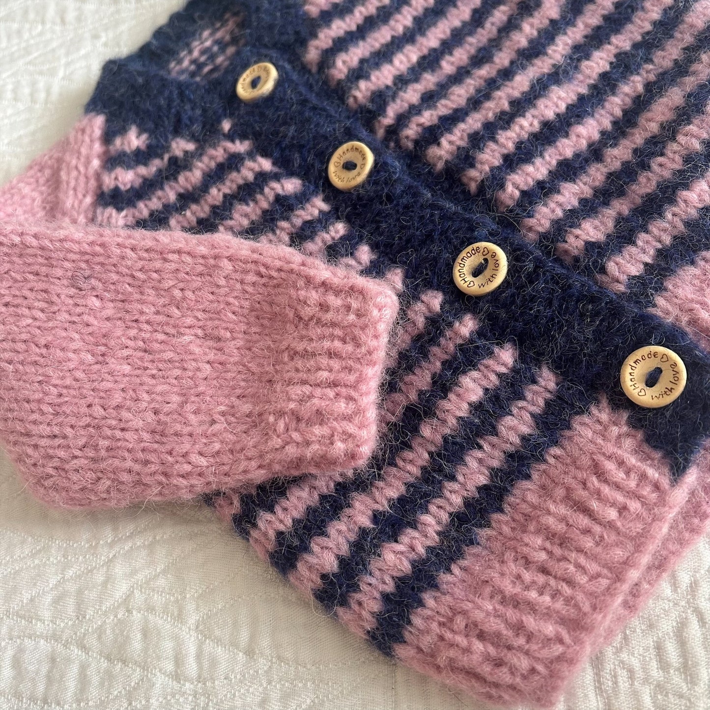 0-3 Month Alpaca Handknitted Cardi