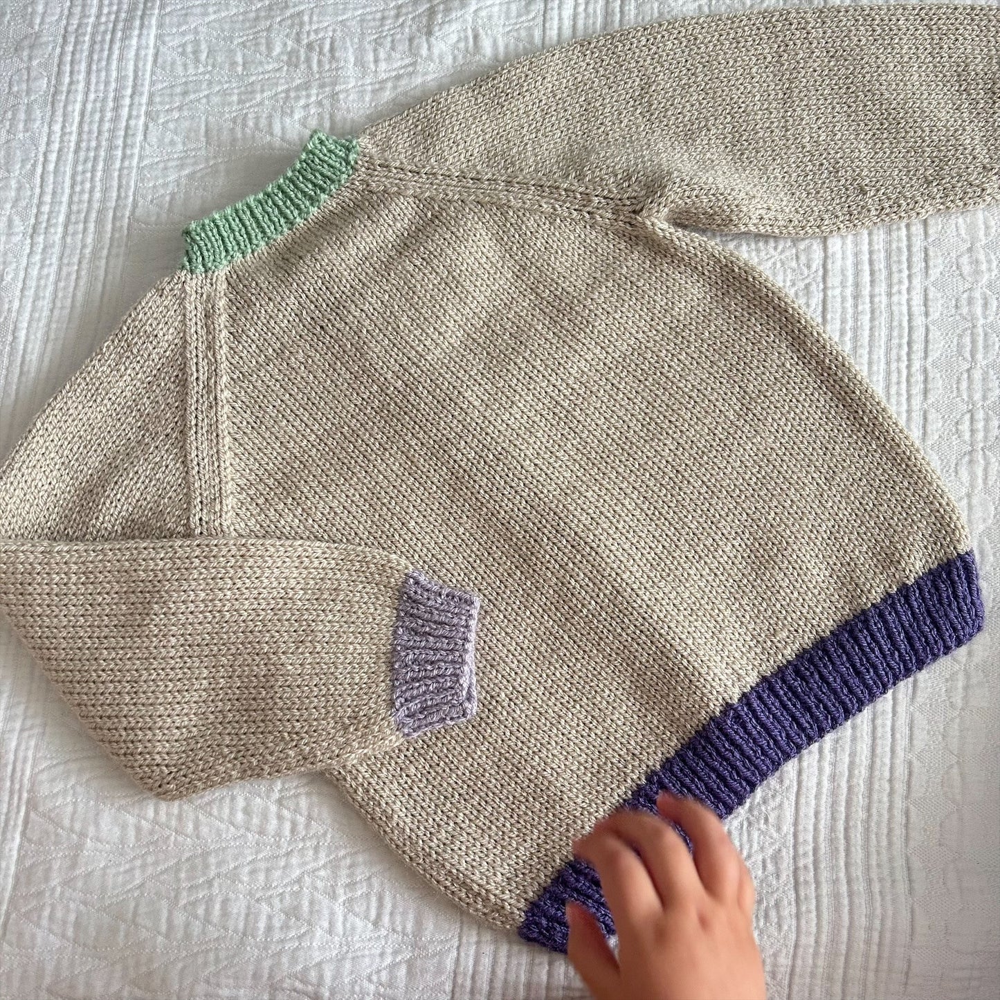 Age 2-3 Years Handknitted Cardi