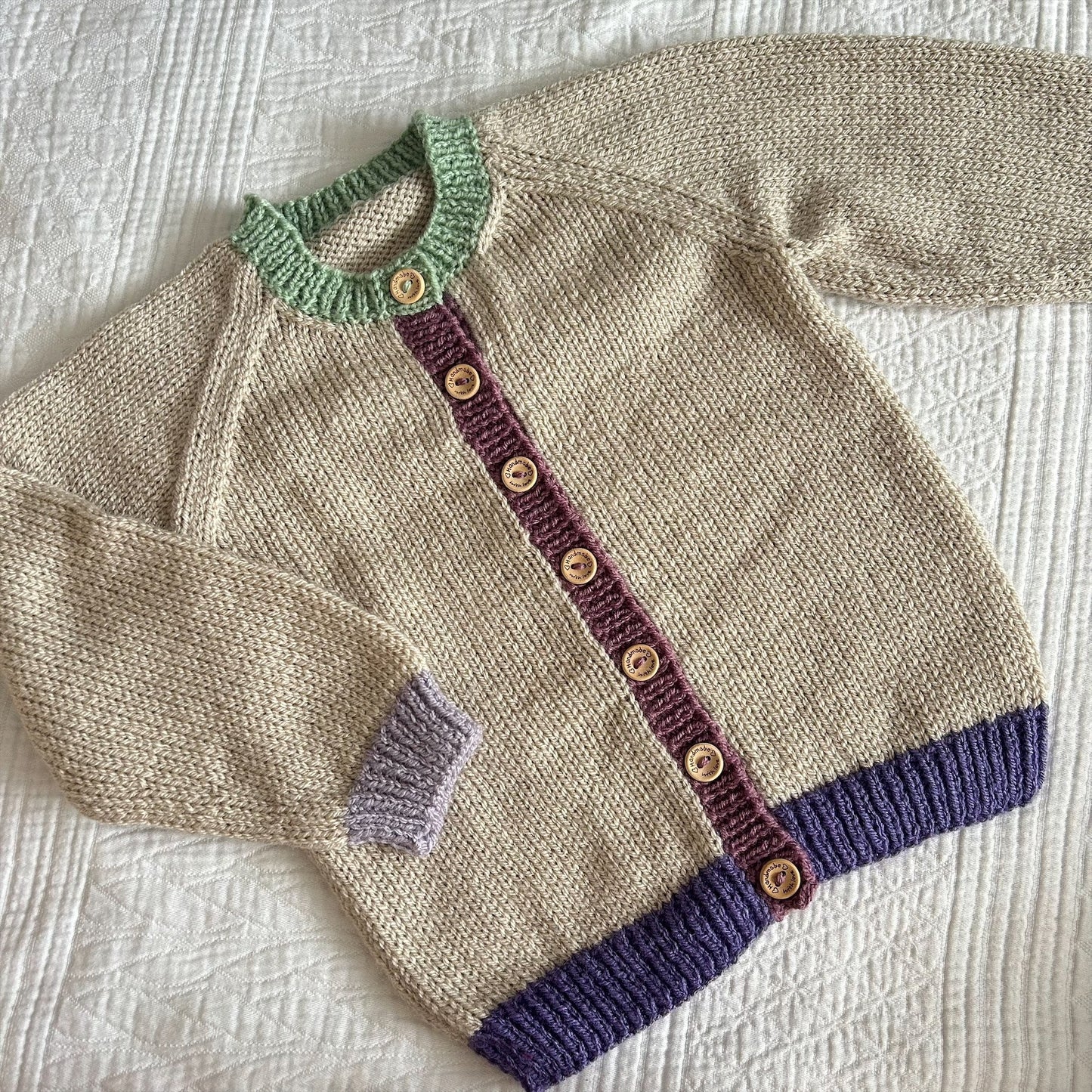Age 2-3 Years Handknitted Cardi