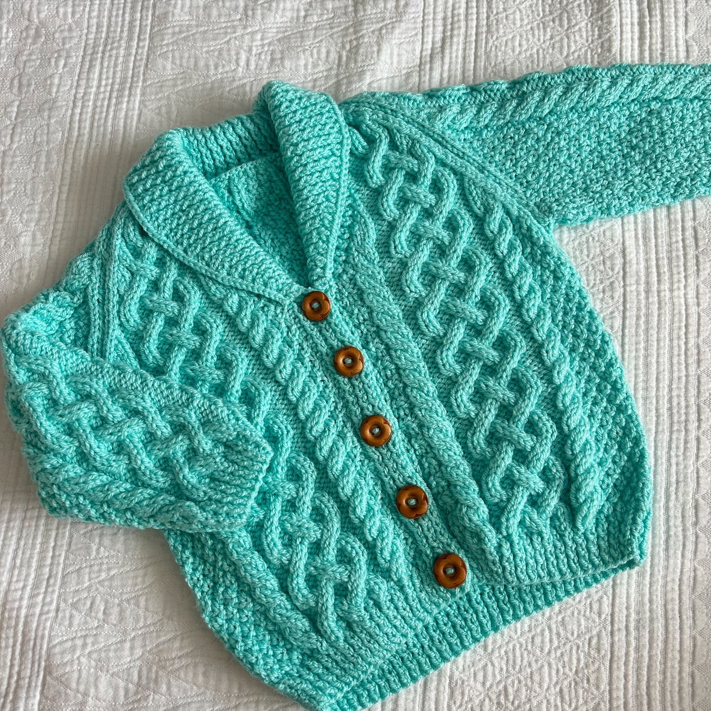 Age 1-2 Years Handknitted Cardi