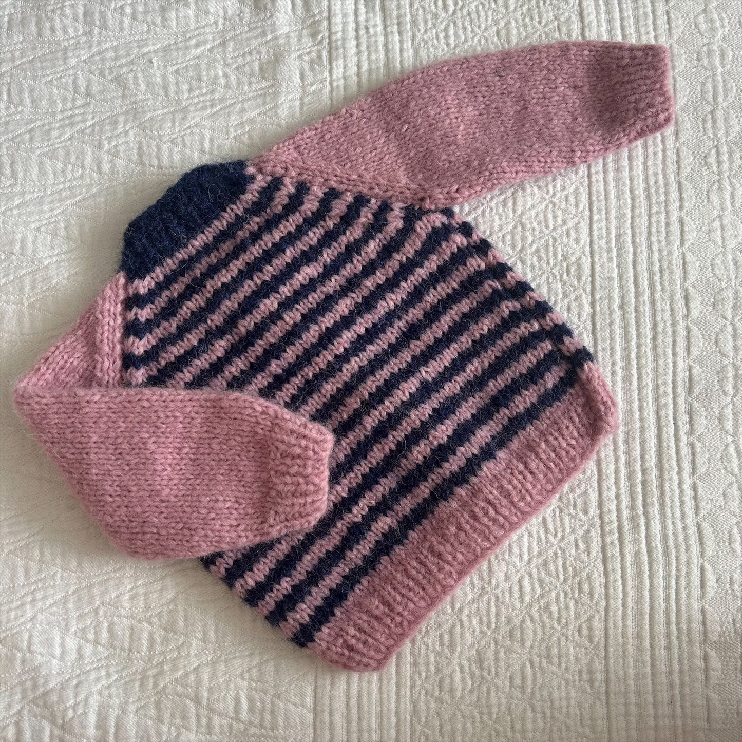 0-3 Month Alpaca Handknitted Cardi