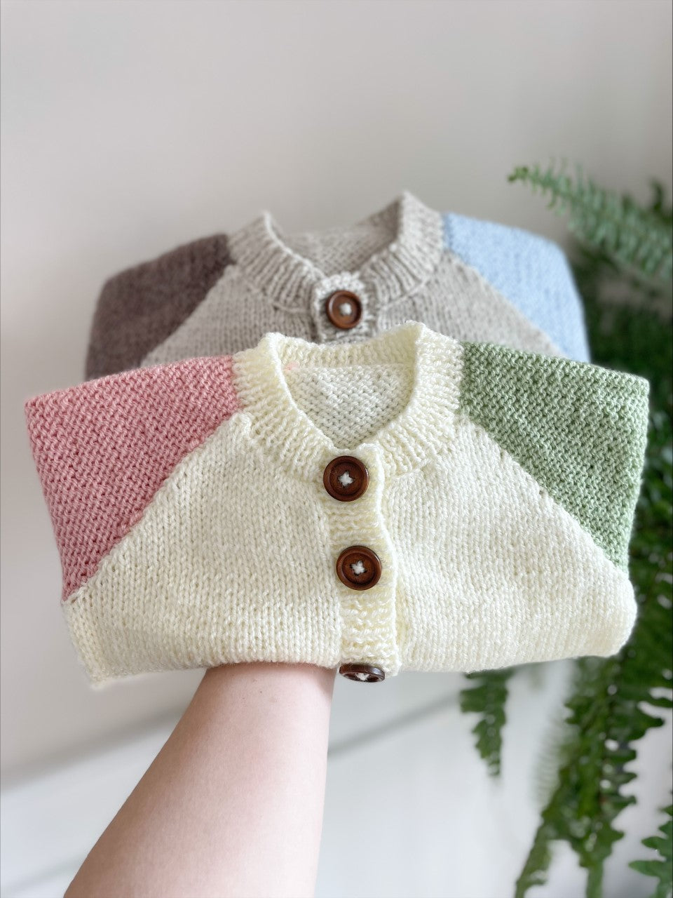 Made To Order Handknitted Colour Block Knit