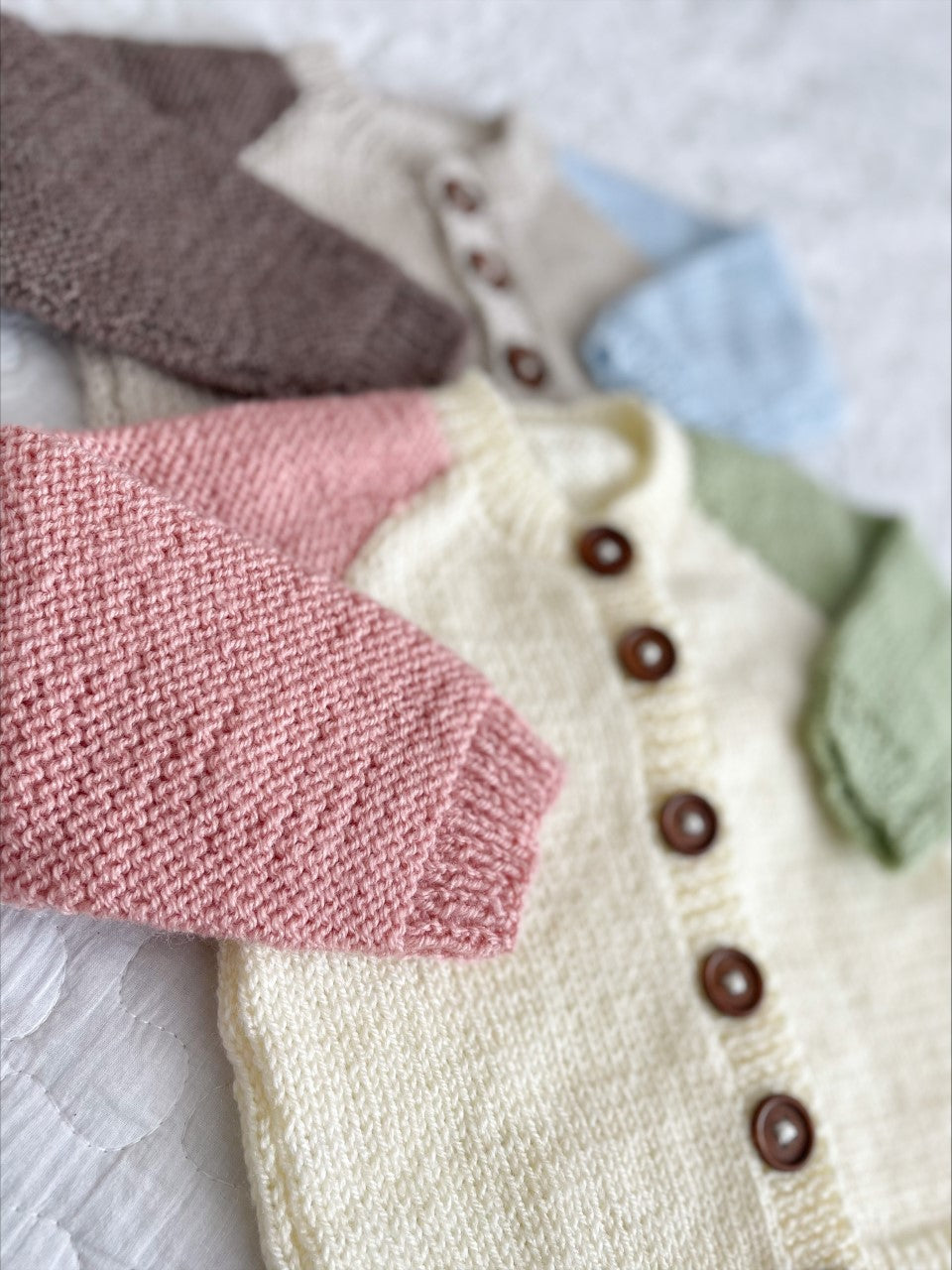 Made To Order Handknitted Colour Block Knit