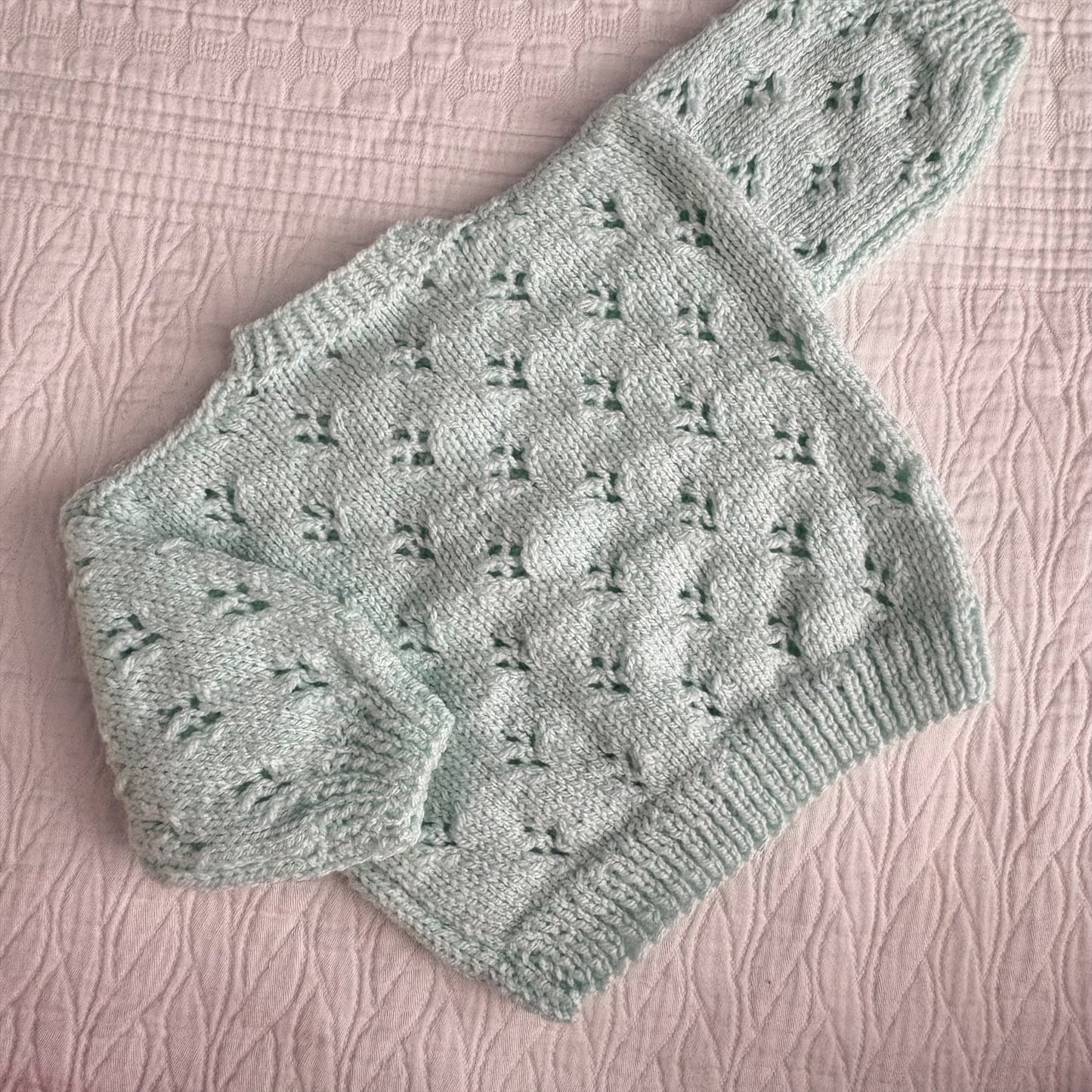 3-6 Month Handknitted Cardi