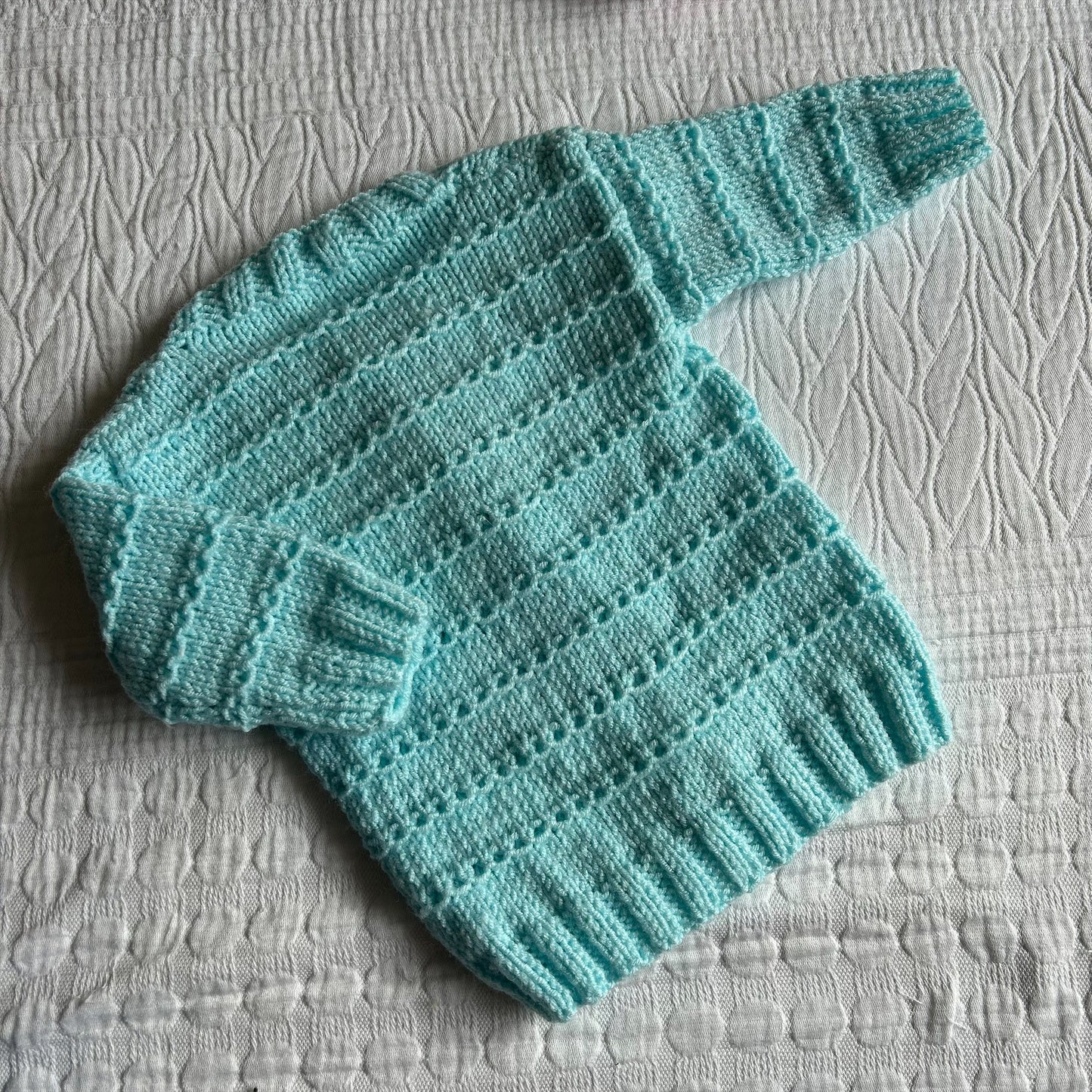 0-3 Month Handknitted Cardi