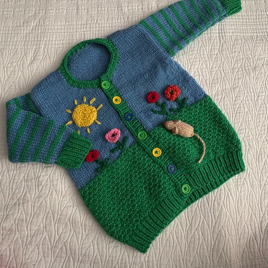 6-12 Month Handknitted Cardi