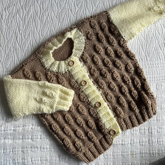 3-6 Month Handknitted Cardi