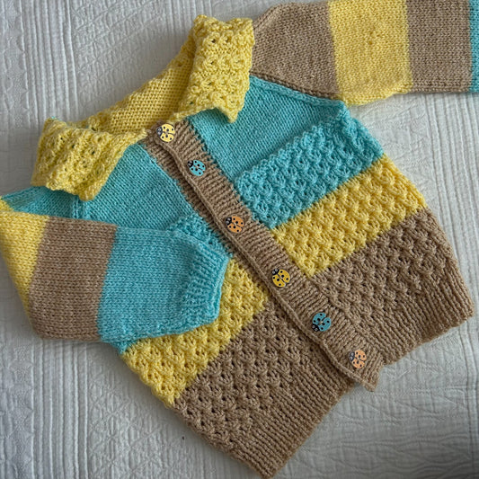 Age 2-3 Years Handknitted Cardi