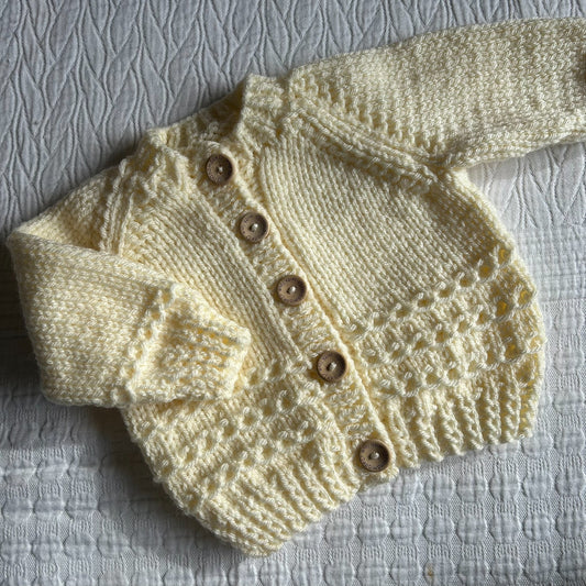 3-6 Month Handknitted Cardi