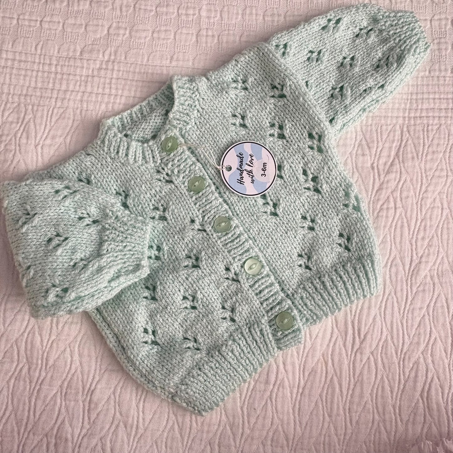 3-6 Month Handknitted Cardi