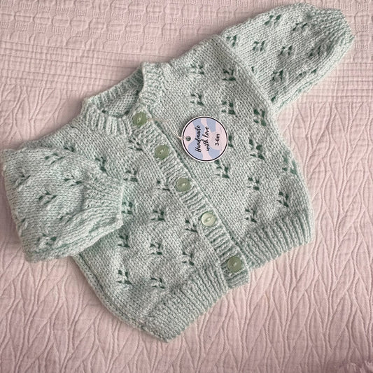 3-6 Month Handknitted Cardi
