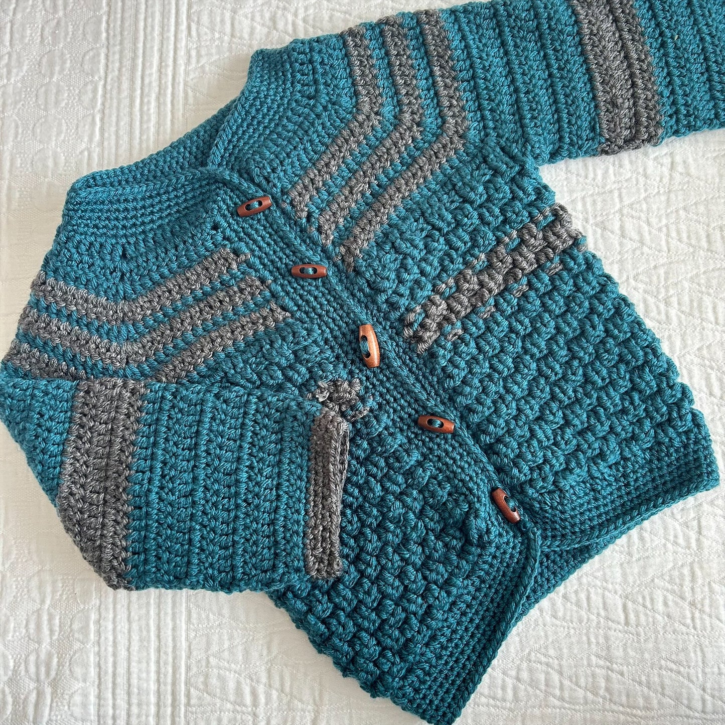 Age 1-2 Years Handknitted Cardi