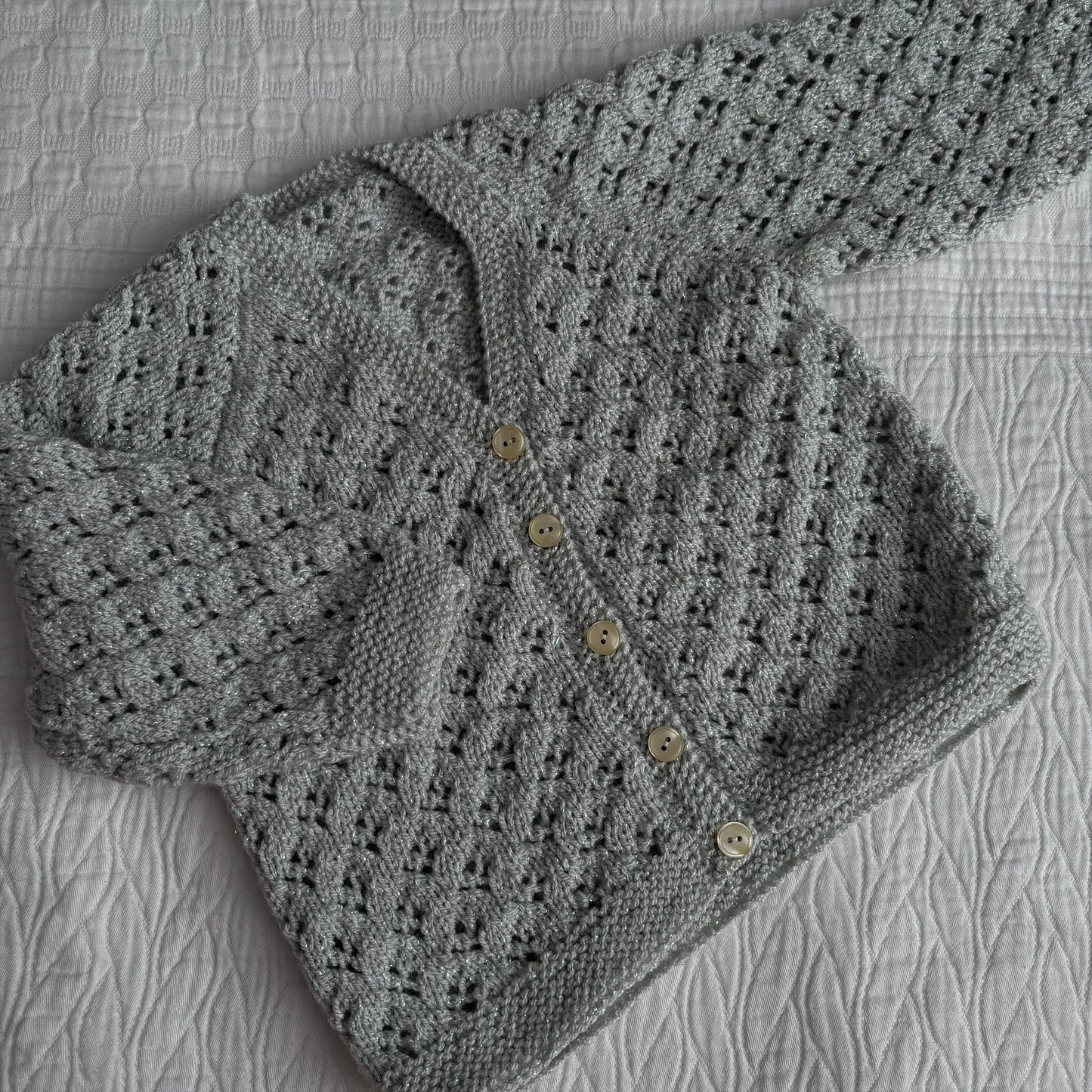 6-12 Month Handknitted Cardi