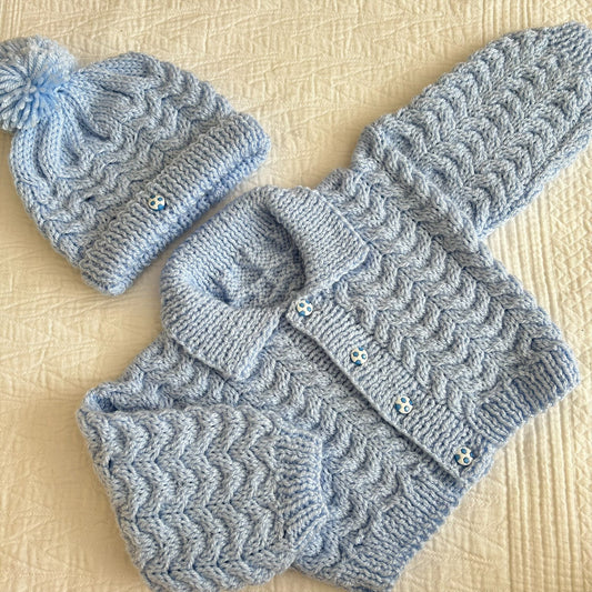 3-6 Month Handknitted Cardi