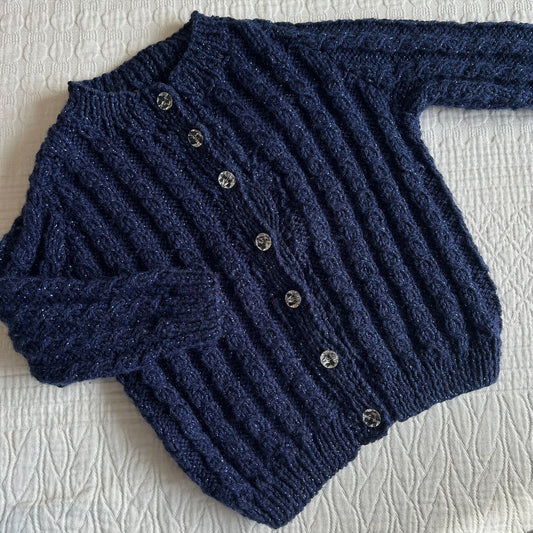 Age 1-2 Years Handknitted Cardi