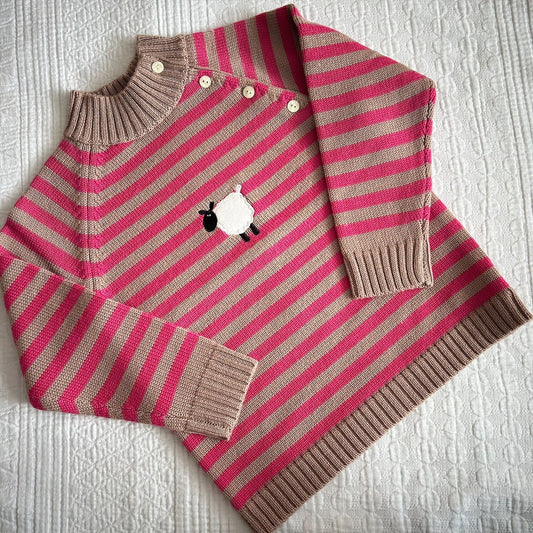 Age 4-5 Years Sheep Jumper (Not Handknitted)