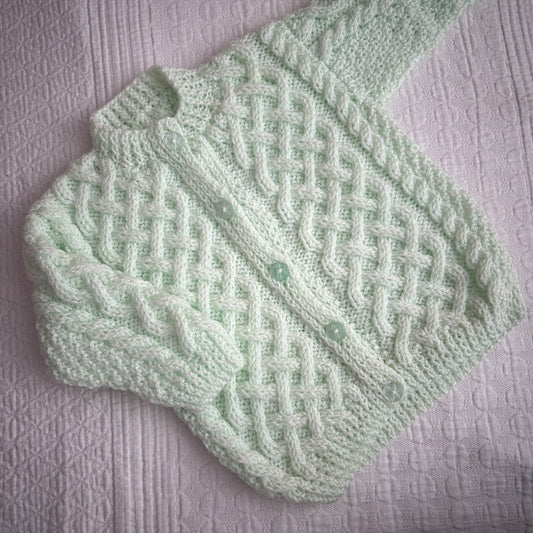 6-12 Month Handknitted Cardi