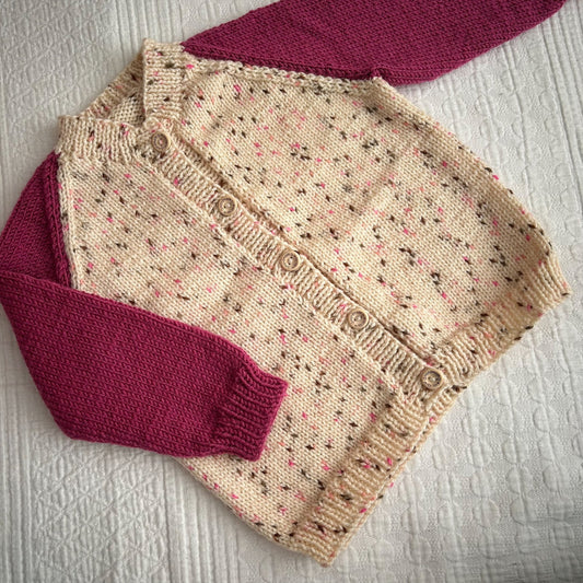 Age 1-2 Years Handknitted Cardi