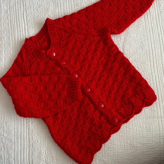 Age 1-2 Years Handknitted Cardi