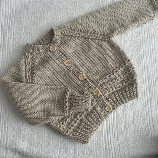 Age 2-3 Years Handknitted Cardi