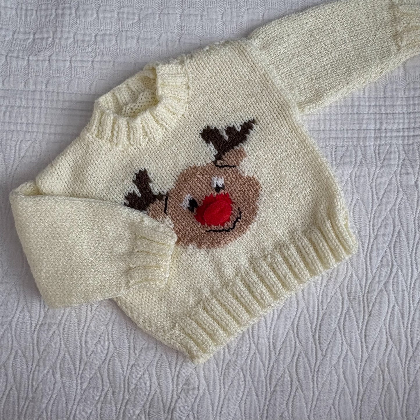 0-3 Month Handknitted Cardi