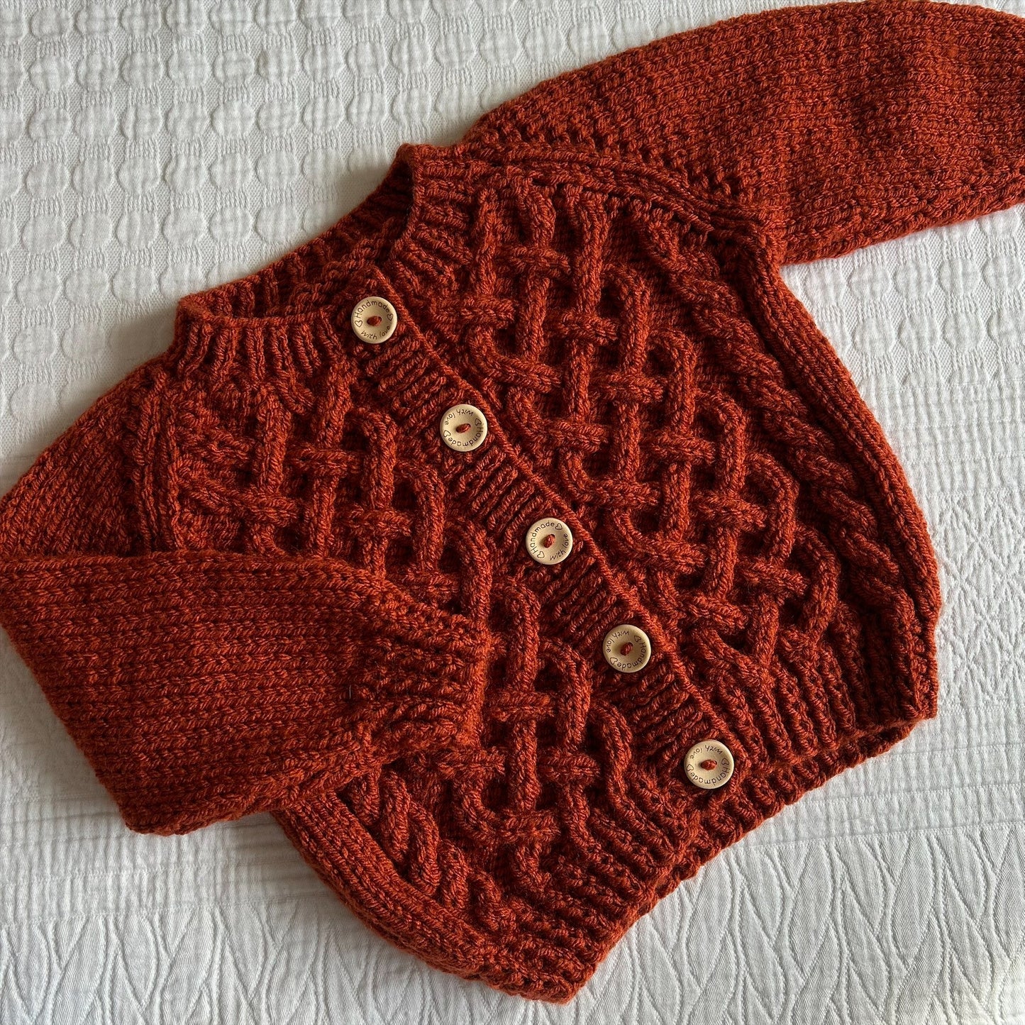 Age 1-2 Years Handknitted cardi