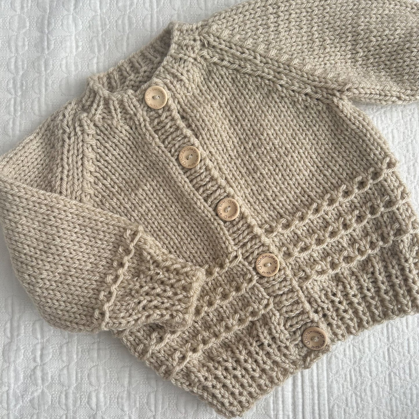 6-12 Month Handknitted Cardi