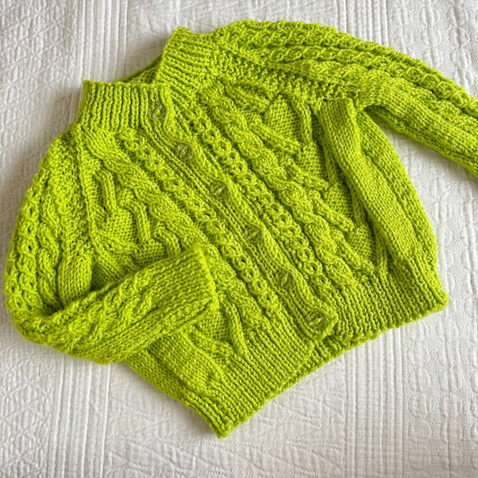 6-12 Month Handknitted Cardi