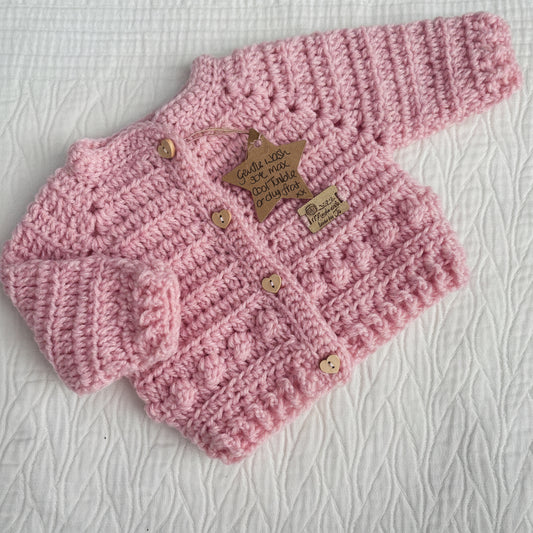 0-1 Month Handknitted Cardi