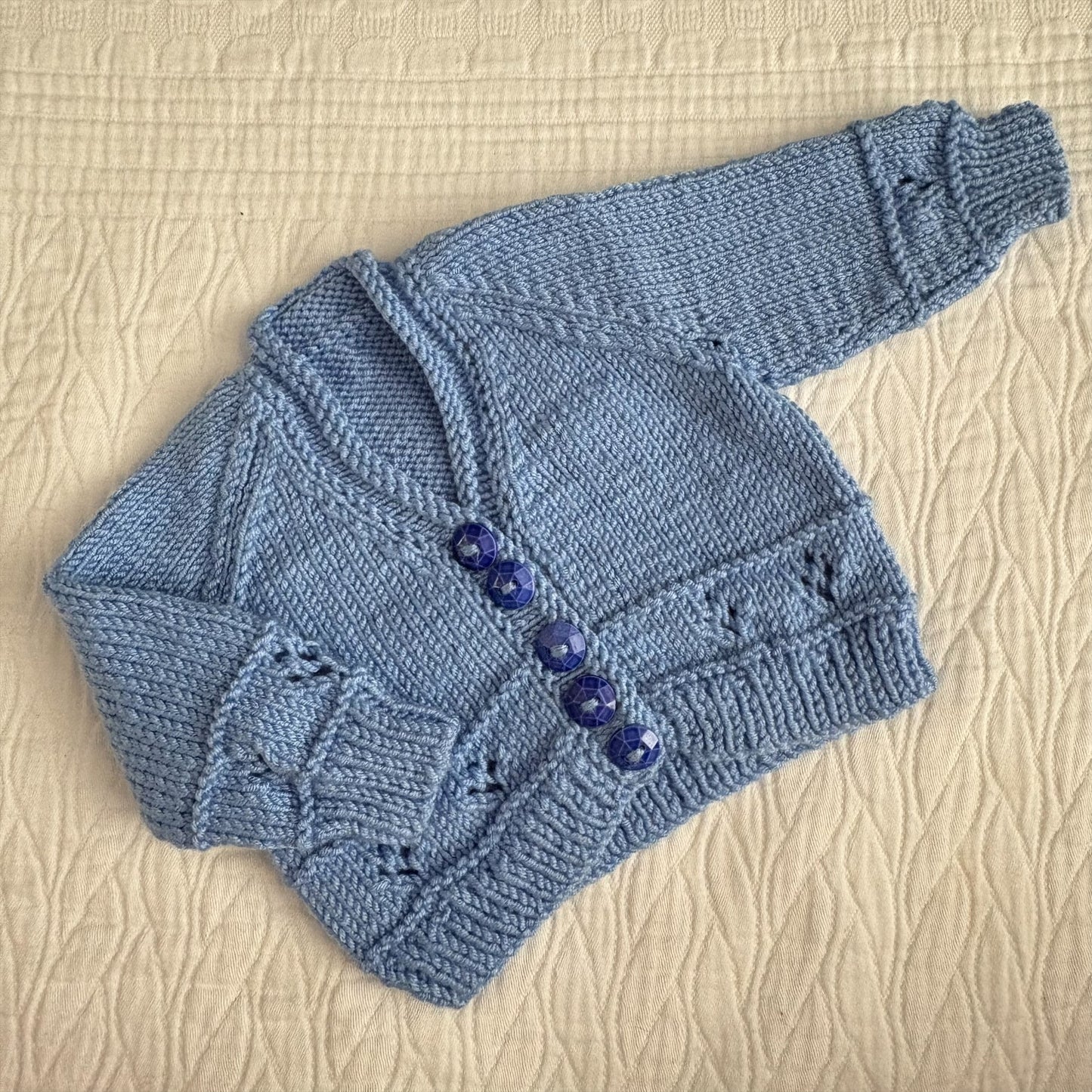 0-1 Month Handknitted Cardi