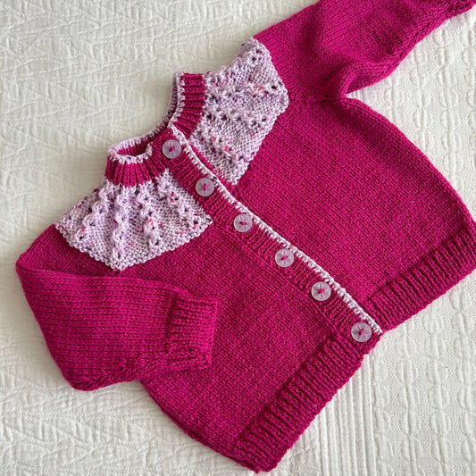 6-12 Months Handknitted Cardi