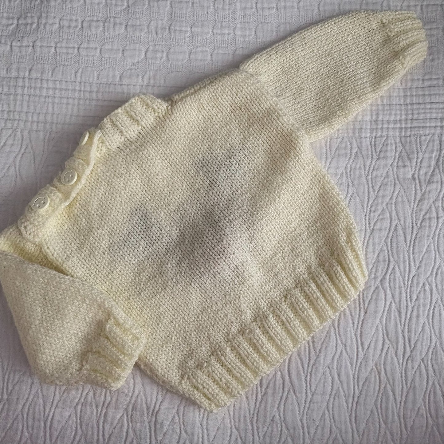 0-3 Month Handknitted Cardi