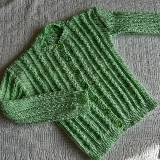 Age 2-3 Years Handknitted Cardi