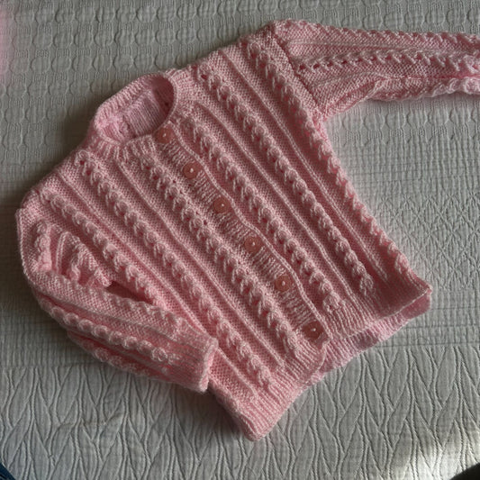 Age 1-2 Years Handknitted Cardi