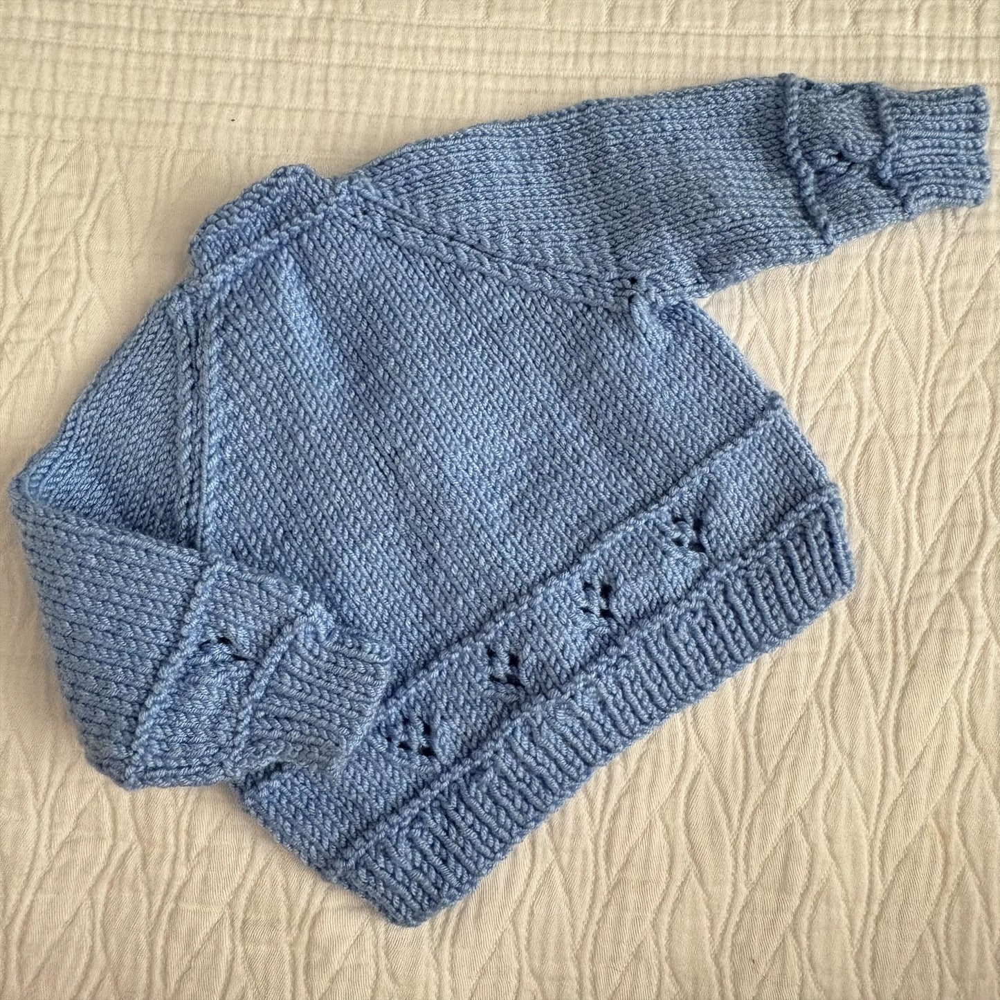 0-1 Month Handknitted Cardi