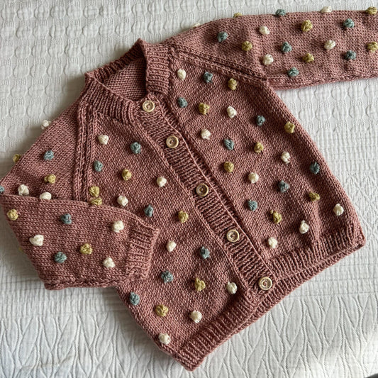 Age 1-2 Years Handknitted Cardi