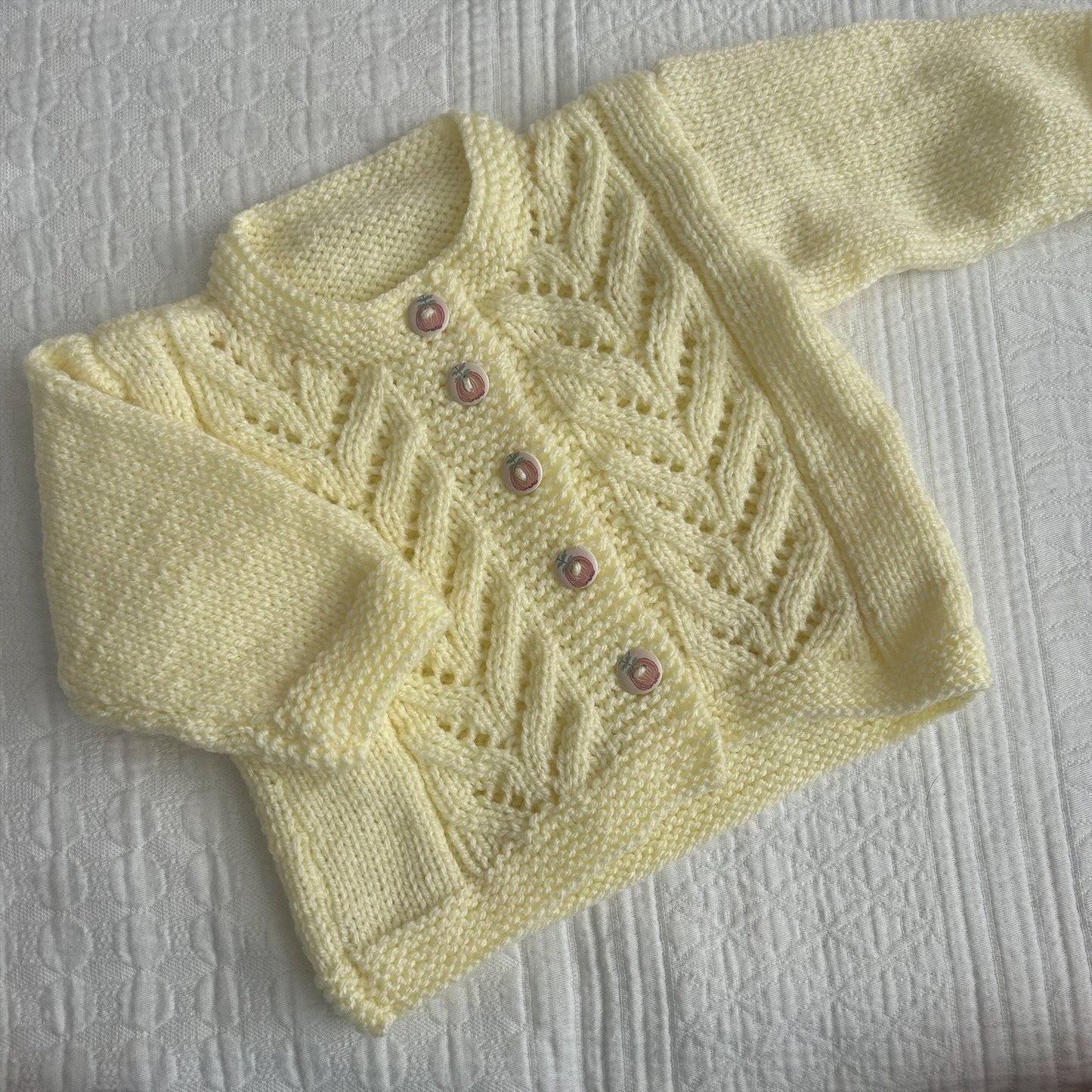 0-3 Month Handknitted Cardi