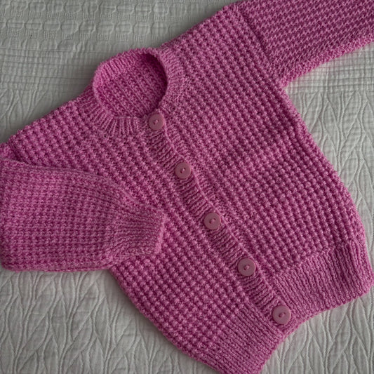 Age 1-2 Years Handknitted Cardi