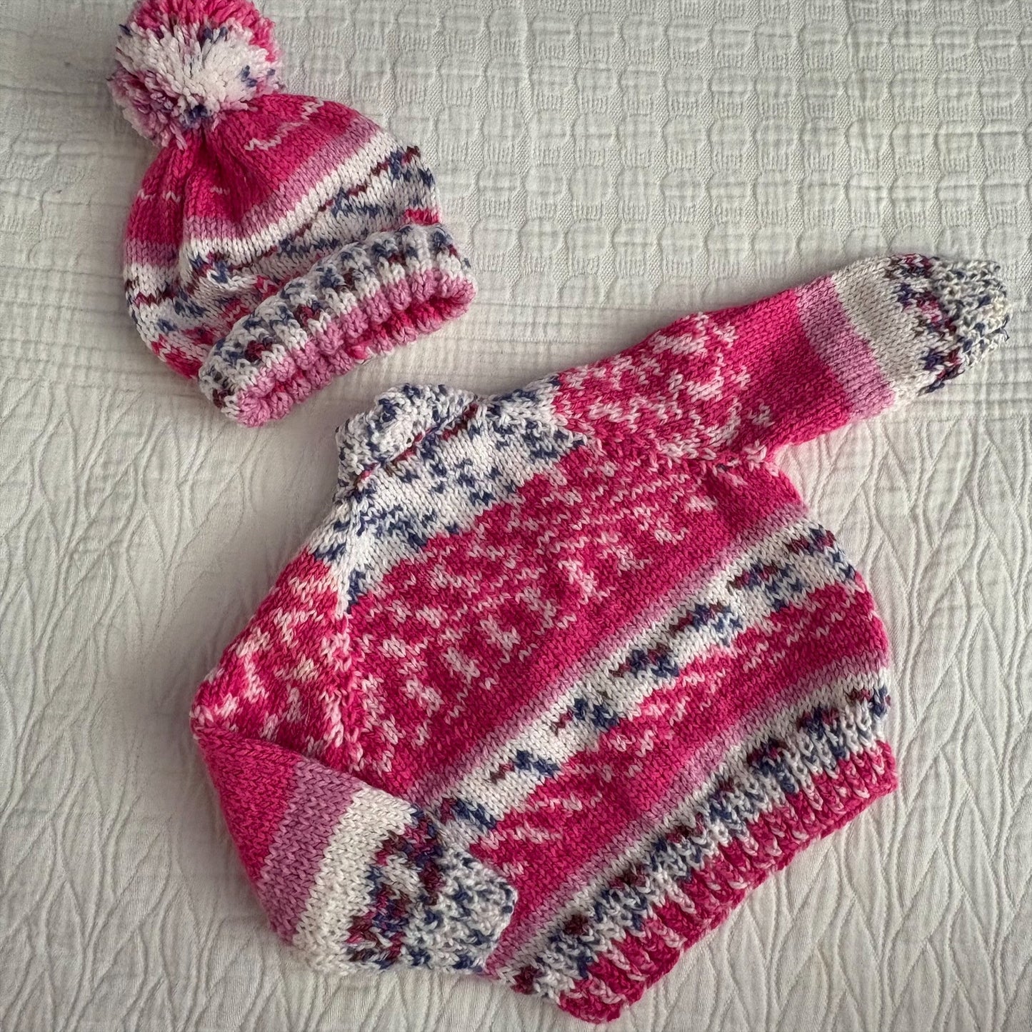 0-3 Month Handknitted Cardi