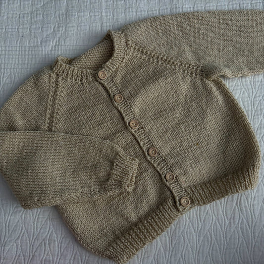 Age 1-2 Years Handknitted Cardi