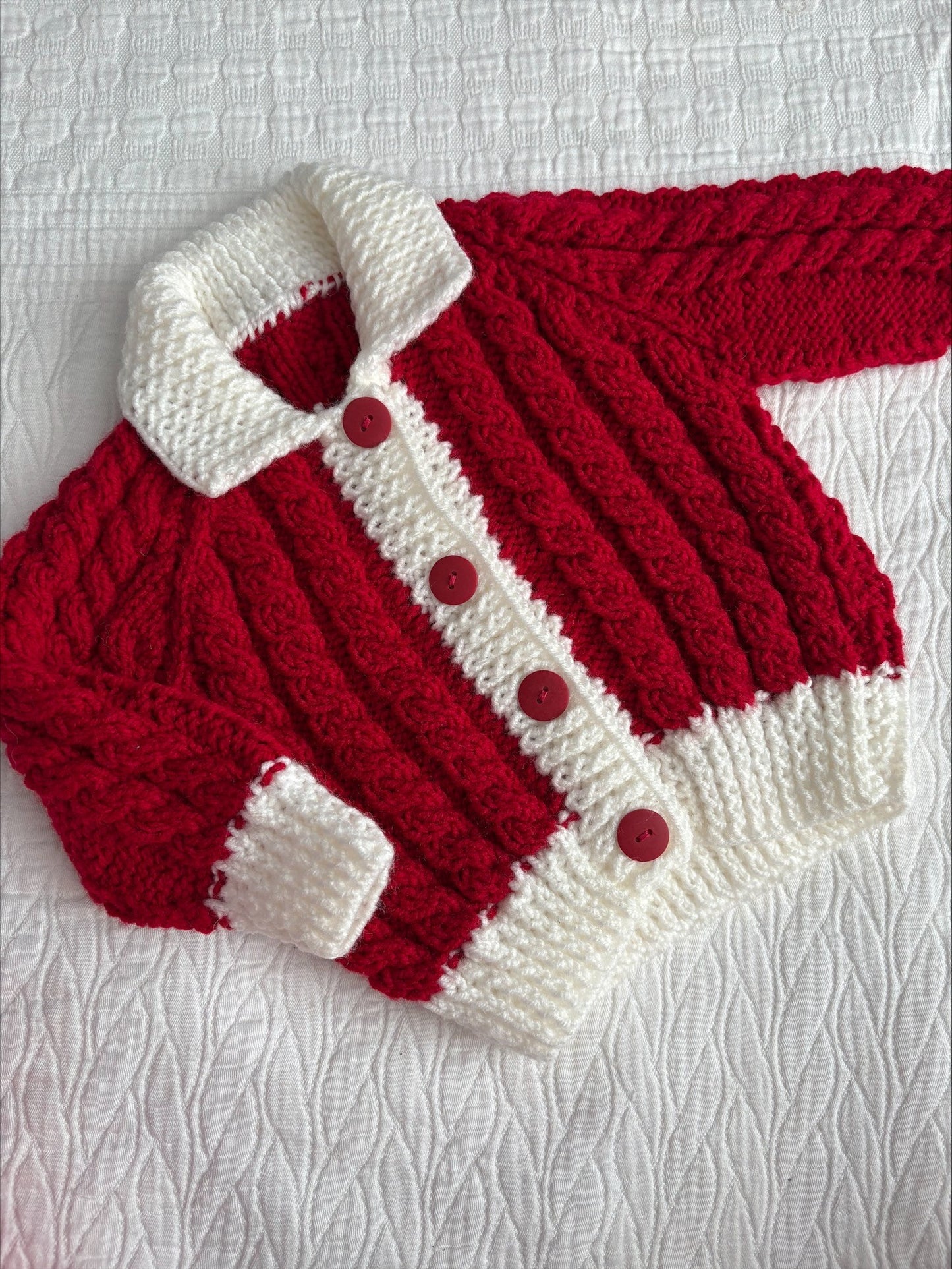 6-12 Month Handknitted Cardi