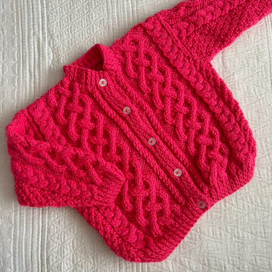 6-12 Month Handknitted Cardi