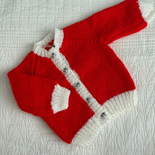 0-3 Month Handknitted Cardi