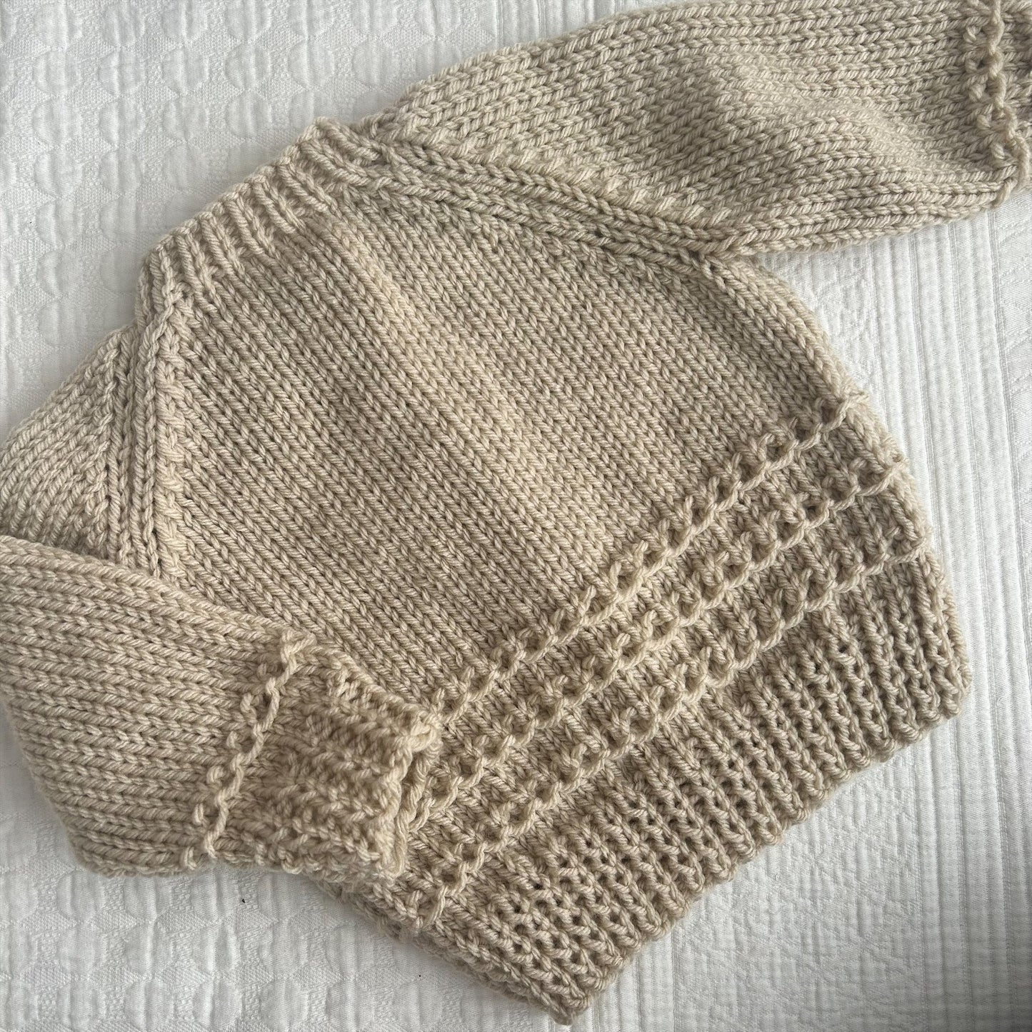 6-12 Month Handknitted Cardi