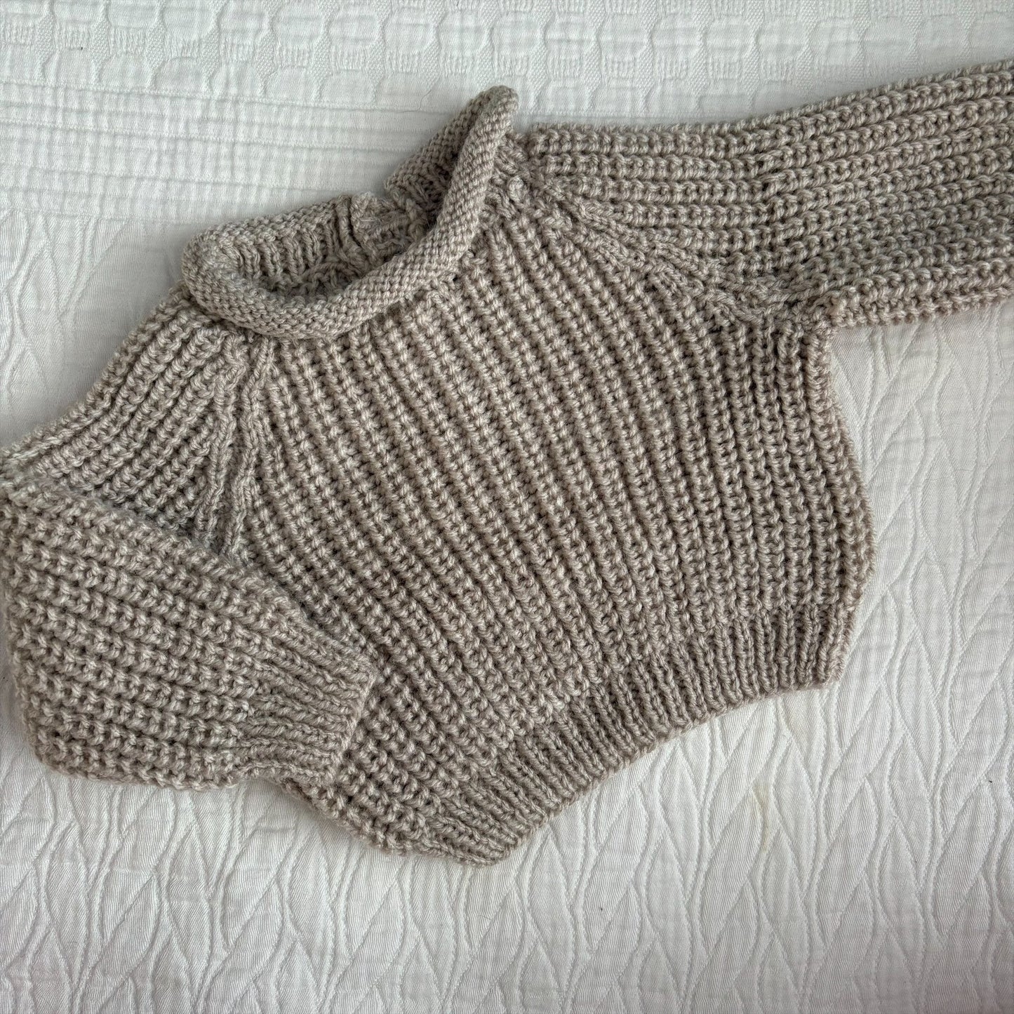 0-3 Month Handknitted Jumper